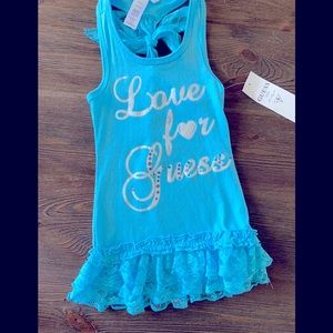 NWT 3T GIRLS DRESS GUESS RACERBACK